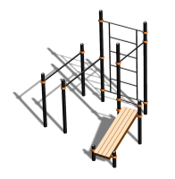 Спортивный комплекс воркаут ВС-98 в Севастополе Спортивный комплекс воркаут ВС-98 в Севастополе