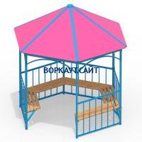 Беседка с лавками МАФ 4120 в Севастополе