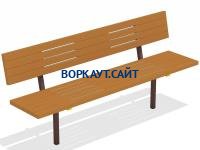 Диван уличный МАФ 1608 в Севастополе