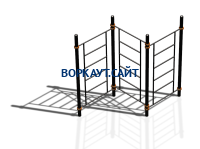 Спортивный комплекс воркаут ВС-80 в Севастополе Спортивный комплекс воркаут ВС-80 в Севастополе