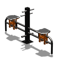 Уличный тренажер  "Каталка двойная"   УТ215 в Севастополе