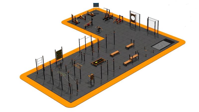 Дизайн проект спортплощадки Угловая в Севастополе