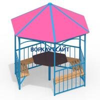 Беседка со столом и лавками МАФ 4121 в Севастополе