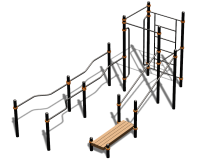 Спортивный комплекс воркаут ВС-194 в Севастополе