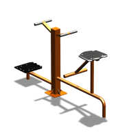 Уличный тренажер "Твистер стоя Твистер сидя" УТ323 в Севастополе