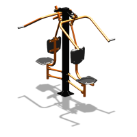 Уличный тренажер  "Верхняя тяга двойная"  УТ207 в Севастополе