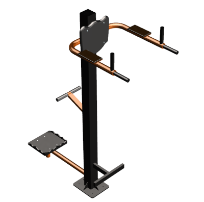 Уличный тренажер "Брусья Пресс Твистер" УТ345 в Севастополе