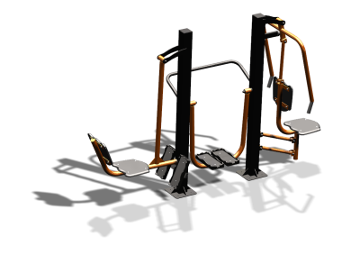 Уличный тренажер "Жим ногами Шагомер Жим от груди" УТ333 в Севастополе