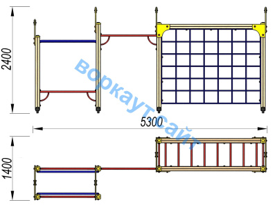 Детский спортивный комплекс Атлет ДСК 3106 в Севастополе