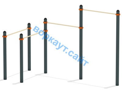 Турник двойной с брусьями ВС-17 в Севастополе