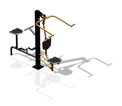 Уличный тренажер "Верхняя тяга Вело" УТ340 в Севастополе