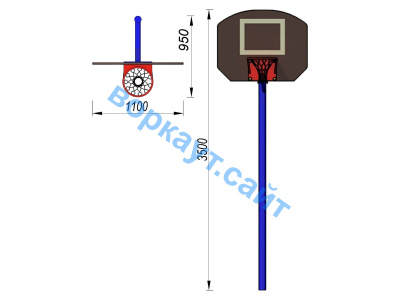 Баскетбольный щит СИО 3510 в Севастополе