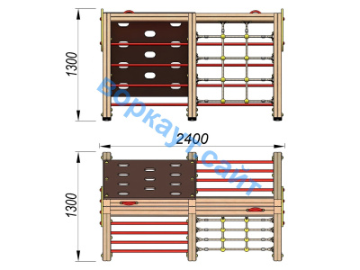 Детский спортивный комплекс ДСК 3203 в Севастополе