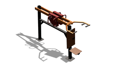 Силовой уличный тренажер  "Жим сидя"  УТ412 в Севастополе