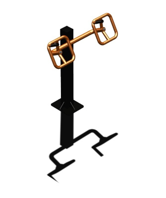 Уличный тренажер "Штурвал одинарный" УТ 122 в Севастополе