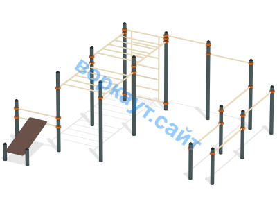 Спортивный комплекс воркаут ВС-50 в Севастополе