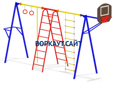 Гимнастический комплекс с баскетбольным щитом МАФ 3001 в Севастополе Гимнастический комплекс с баскетбольным щитом МАФ 3001 в Севастополе