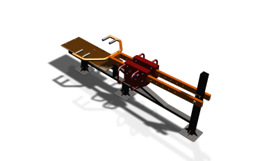 Силовой уличный тренажер  "Жим лежа"  УТ411 в Севастополе