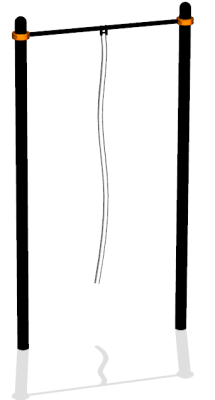 Турник с гимнастическим канатом ВС-34 в Севастополе