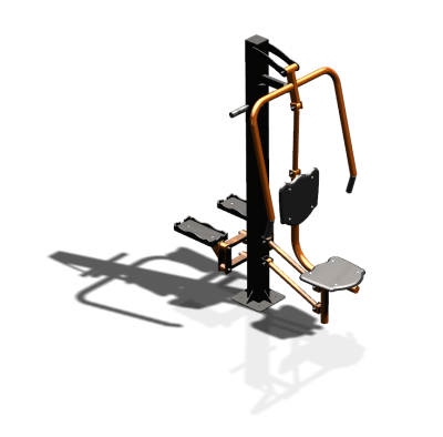 Уличный тренажер "Жим от груди Степпер" УТ342 в Севастополе