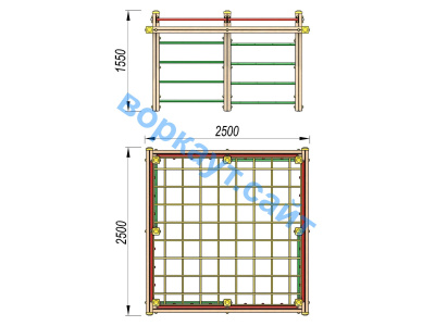 Детский спортивный комплекс ДСК 3109 в Севастополе