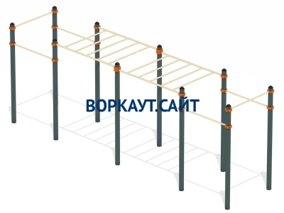 Воркаут рукоход с турниками ВС-23 в Севастополе