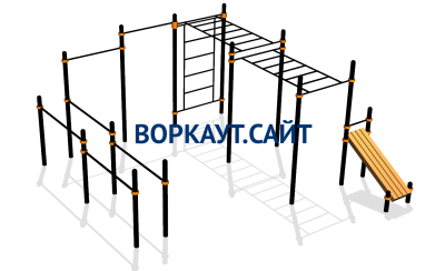 Спортивный комплекс воркаут ВС-109 в Севастополе