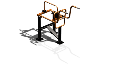 Силовой уличный тренажер  "Приседания"  УТ404 в Севастополе