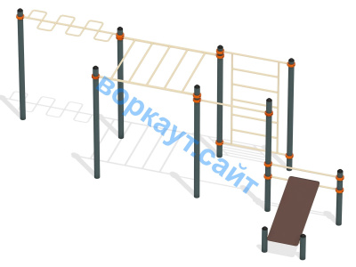 Спортивный комплекс воркаут ВС-45 в Севастополе