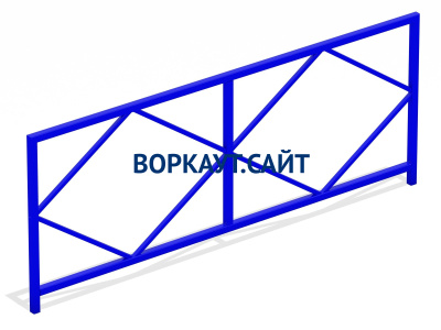 Ограждение площадки МАФ 5001 в Севастополе