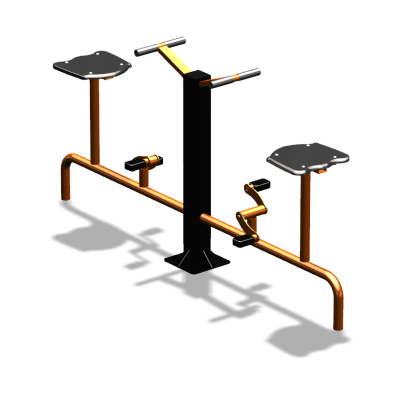 Уличный тренажер  "Вело двойной"   УТ211 в Севастополе