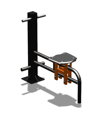 Уличный тренажер "Каталка одинарная" УТ 123 в Севастополе