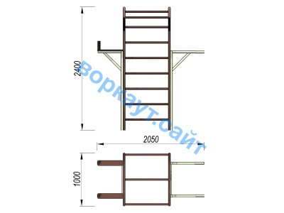 Детский спортивный комплекс 3 в 1 ДСК 3103 в Севастополе