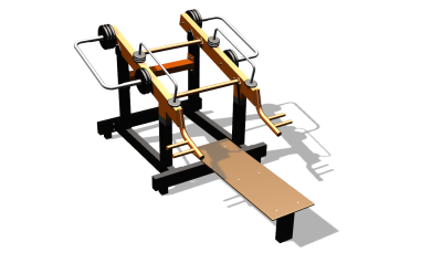 Силовой уличный тренажер  "Жим от груди"  УТ422 в Севастополе