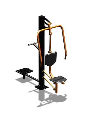 Уличный тренажер "Жим от груди Твистер" УТ328 в Севастополе