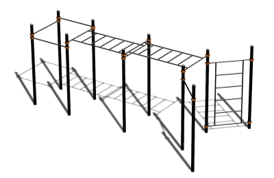 Спортивный комплекс воркаут ВС-118 в Севастополе