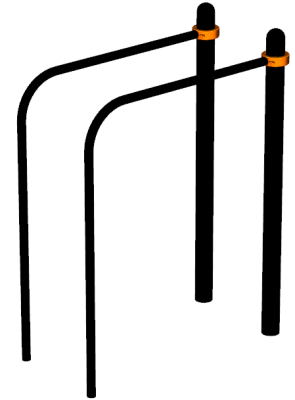 Воркаут брусья приставные ВС-39 в Севастополе