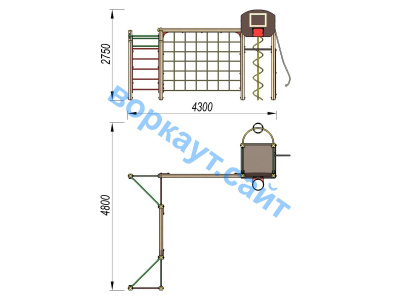 Детский спортивный комплекс ДСК 3112 в Севастополе