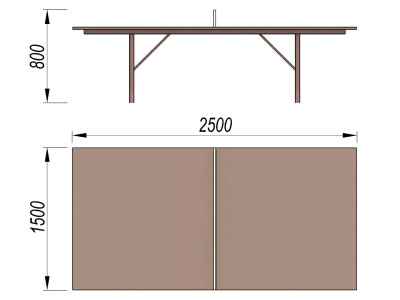 Теннисный стол МАФ 3517 в Севастополе