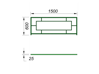 Ограждение площадки МАФ 5000 в Севастополе