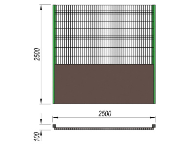 Ограждение хоккейной коробки МАФ 5202 в Севастополе
