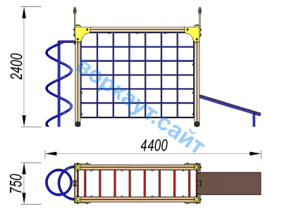 Детский спортивный комплекс Юниор ДСК 3105 в Севастополе