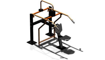 Силовой уличный тренажер  "Жим вверх сидя"  УТ403 в Севастополе